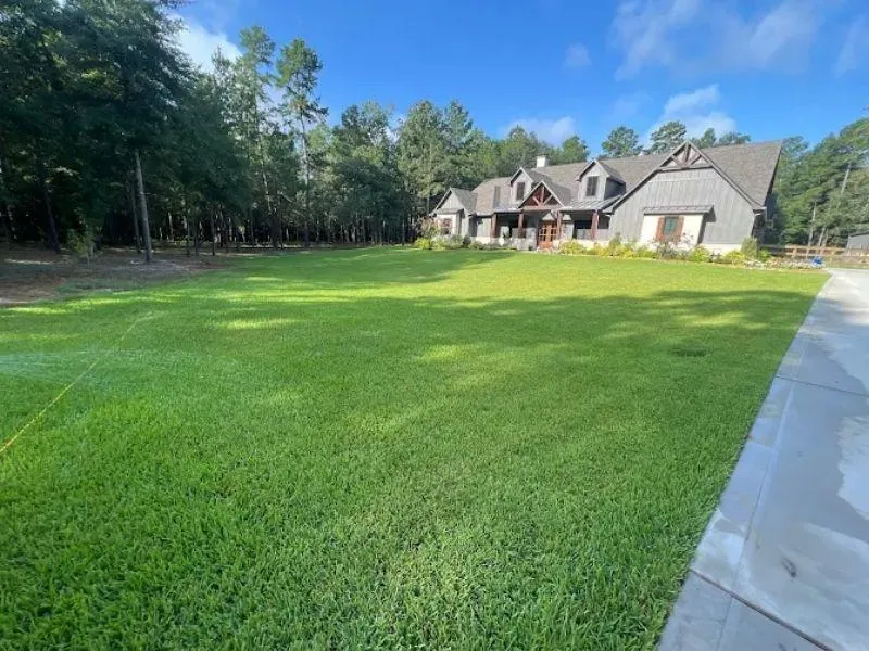 Local Lawn Pros Customer's Green, Healthy Lawn