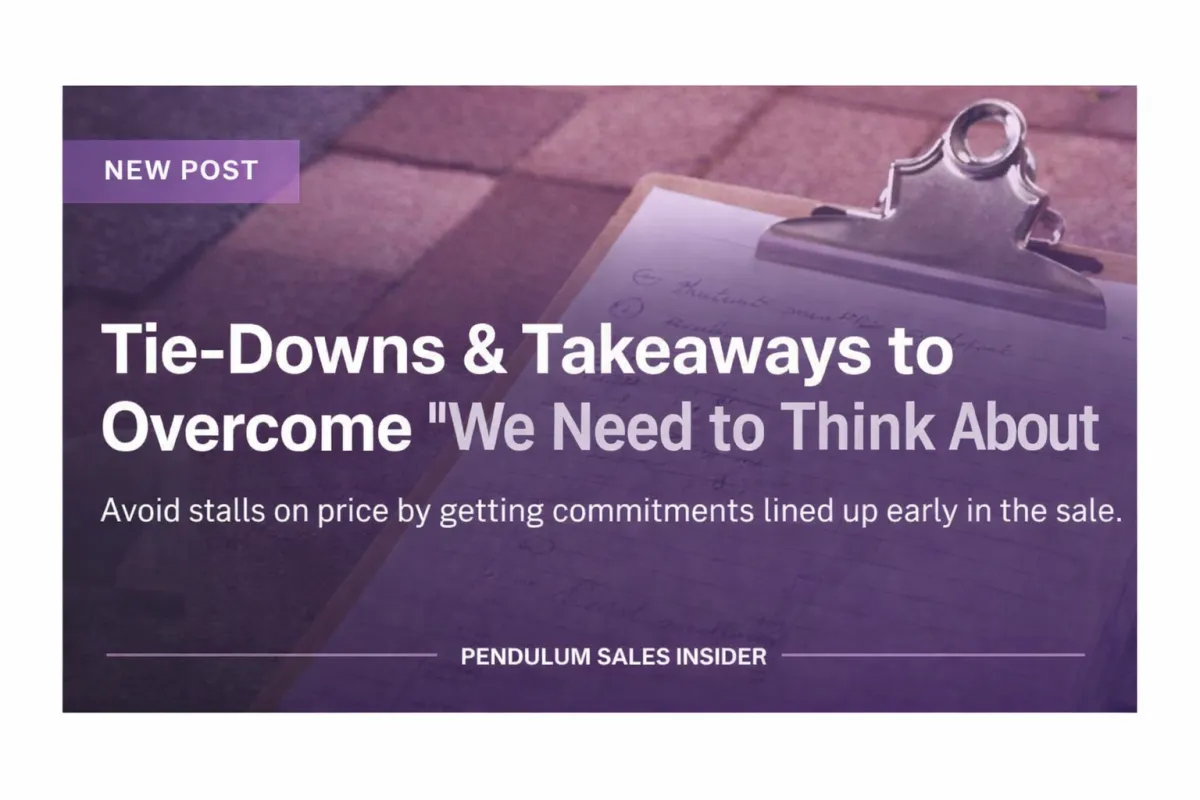 #7 How to handle the I want to think about it sales objection 