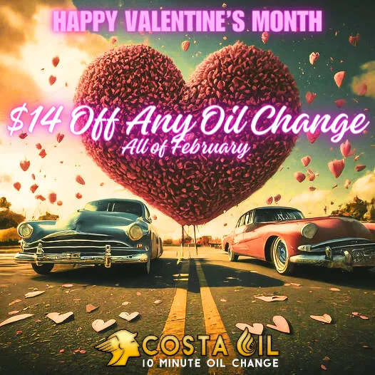 Valentine's Oil Change Deals