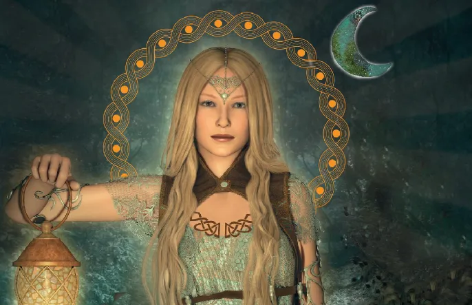 🌙 January  Goddess Aisling — Faerie Goddess of Vision