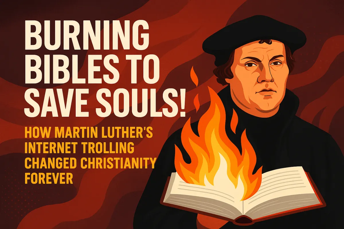 BURNING BIBLES TO SAVE SOULS!