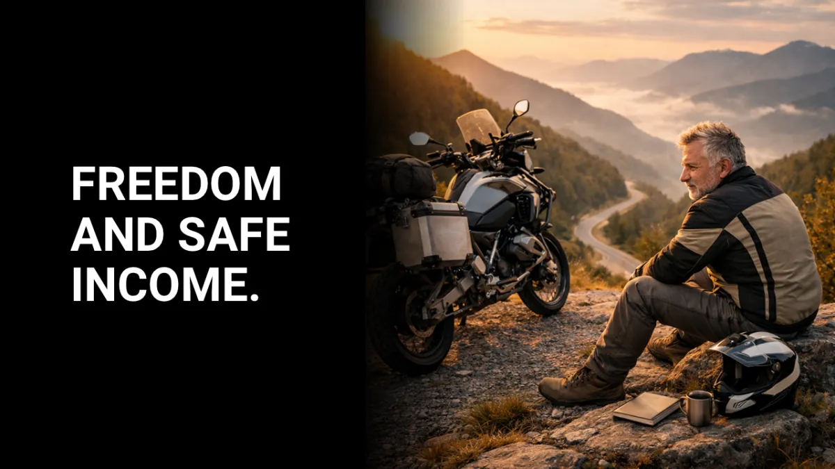 Freedom Rides Better With Safe Income