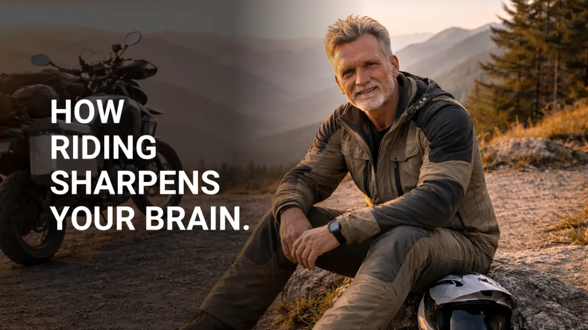Motorcycling Shapes a Healthy Brain