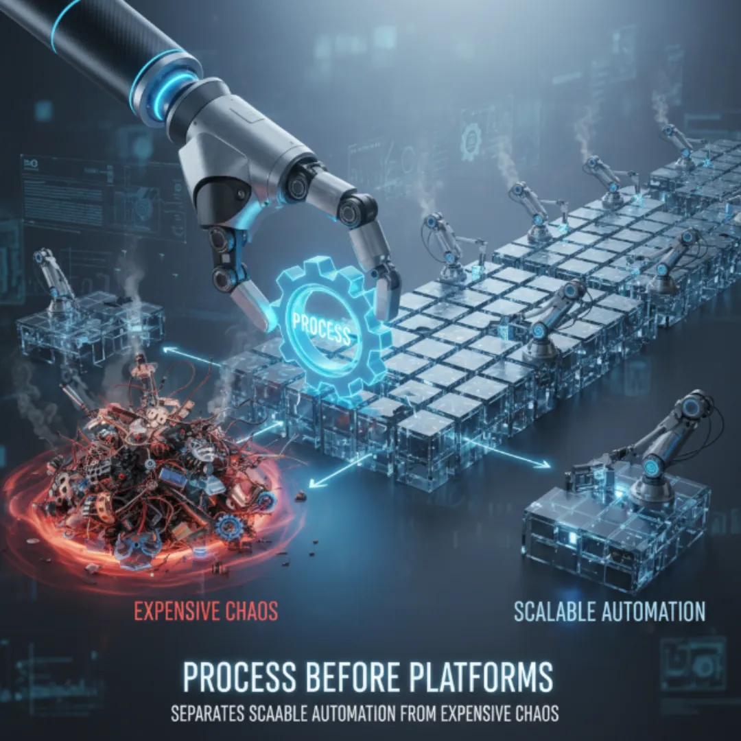Don’t Just Automate the Mess: Why Process Before Platform Matters