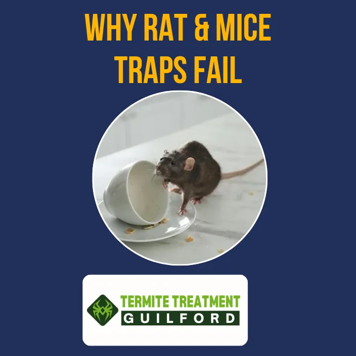 Frustrated homeowner looking at ineffective rat and mice traps