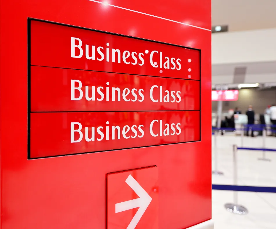 Flying Business Class Internationally - You Deserve it