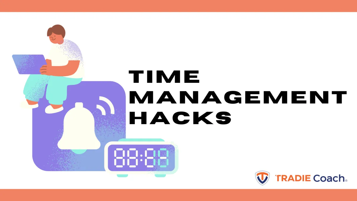 Time management hacks title  image