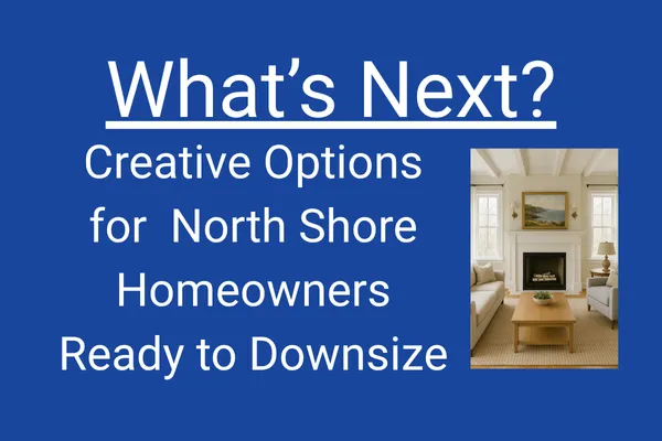 Walkable downtown street on the North Shore, illustrating the lifestyle benefits of downsizing to a vibrant, connected community