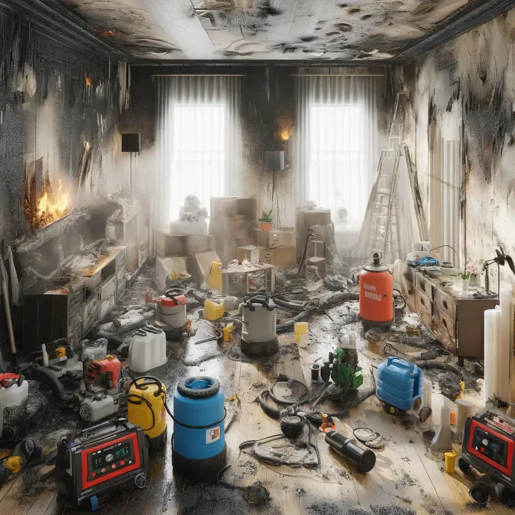 fire damage restoration