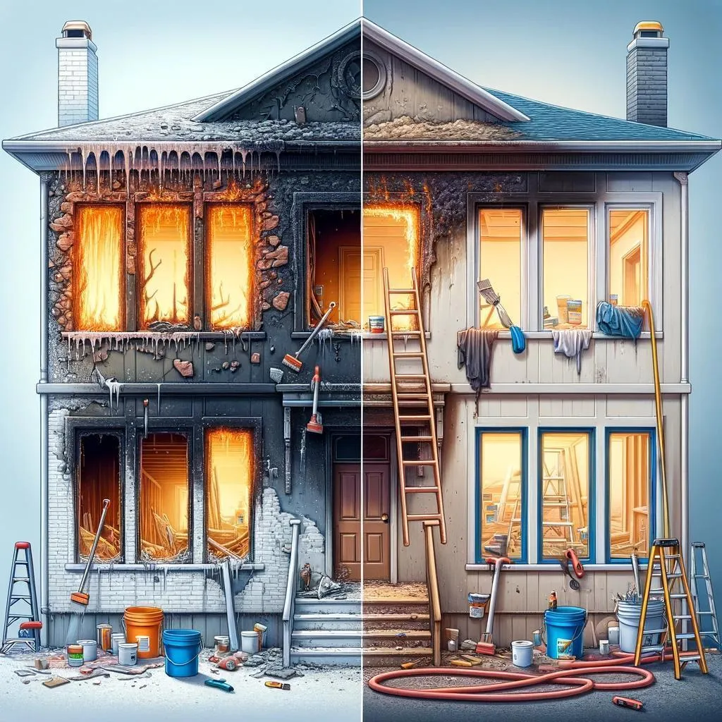 Fire damage restoration in Wellton, Arizona
