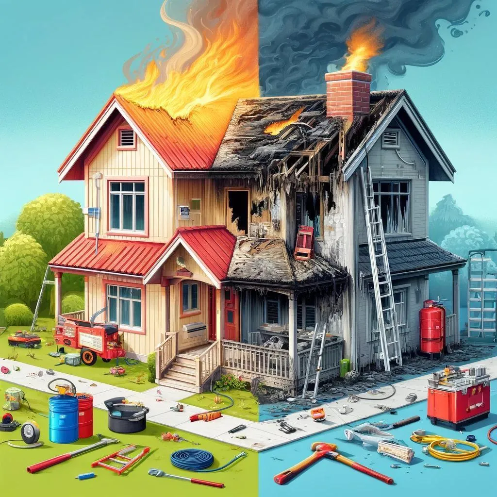 Fire damage restoration in Heber, California