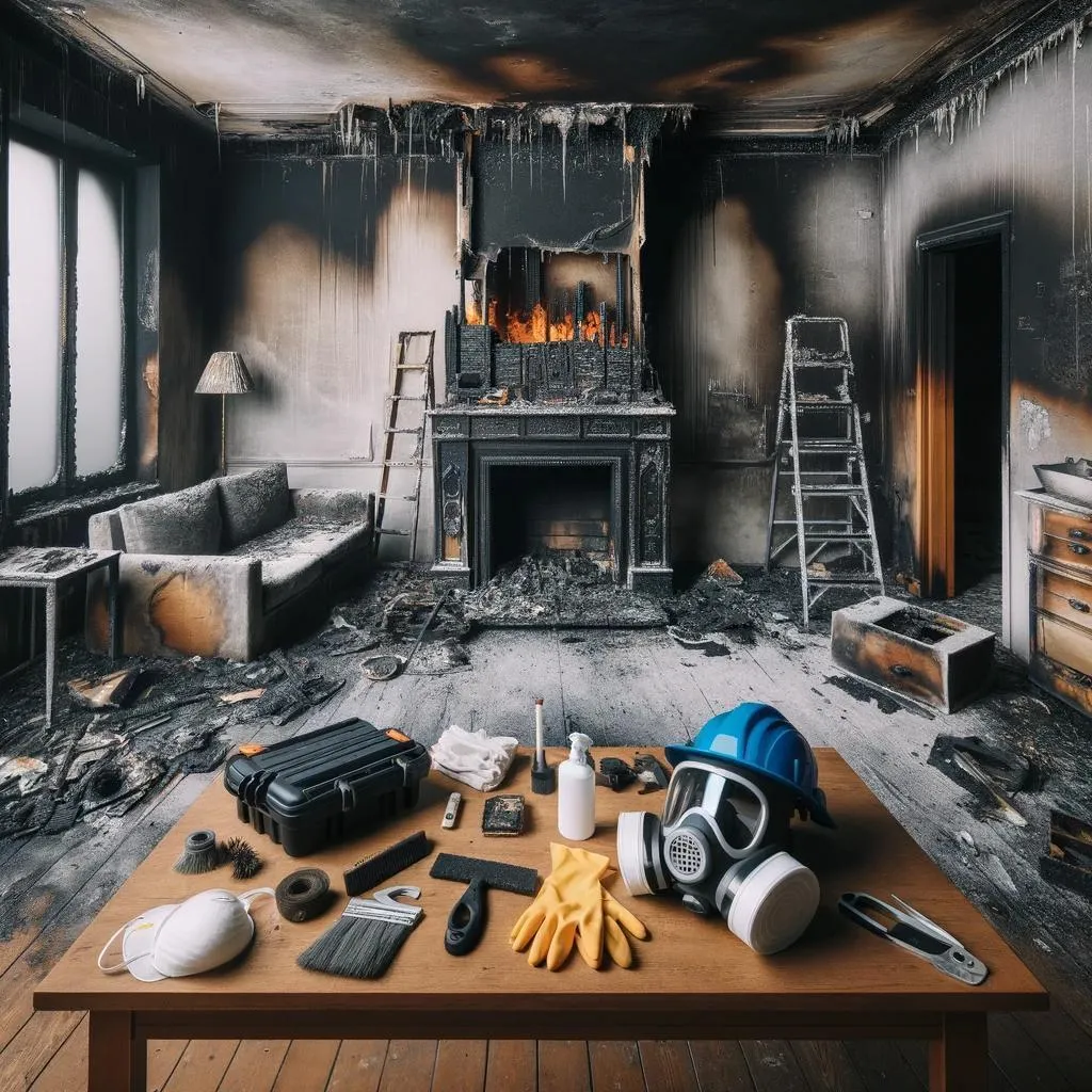 Fire damage restoration in Calexico, California