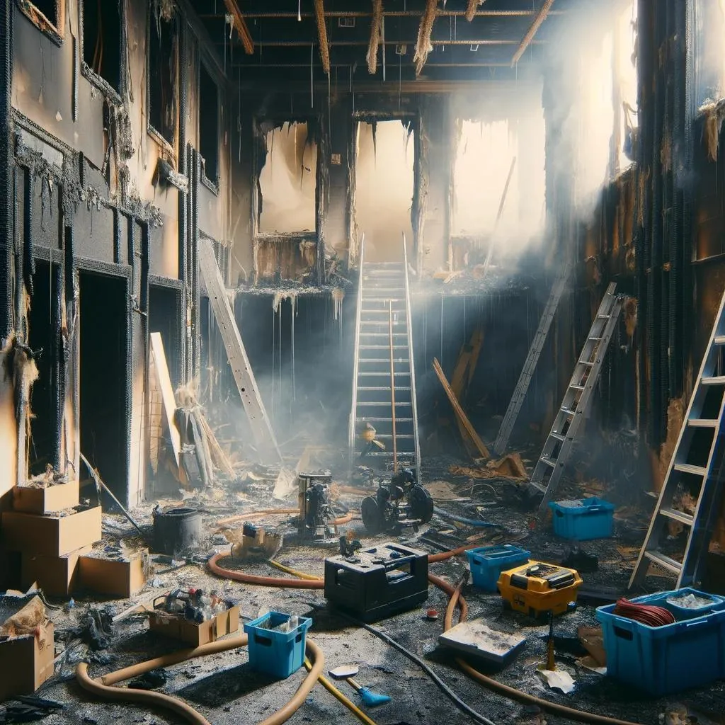 Fire damage restoration in Wenden, Arizona