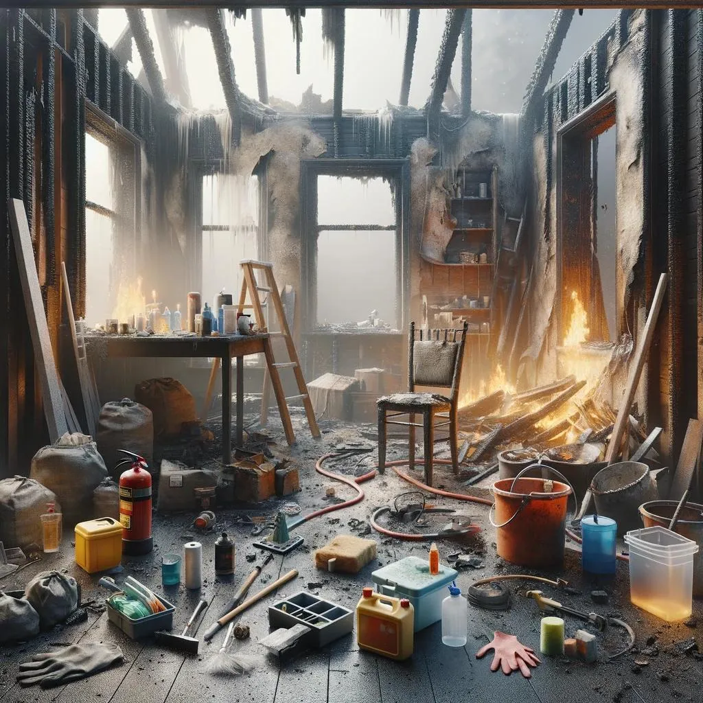 Fire damage restoration in Blythe Marina, California