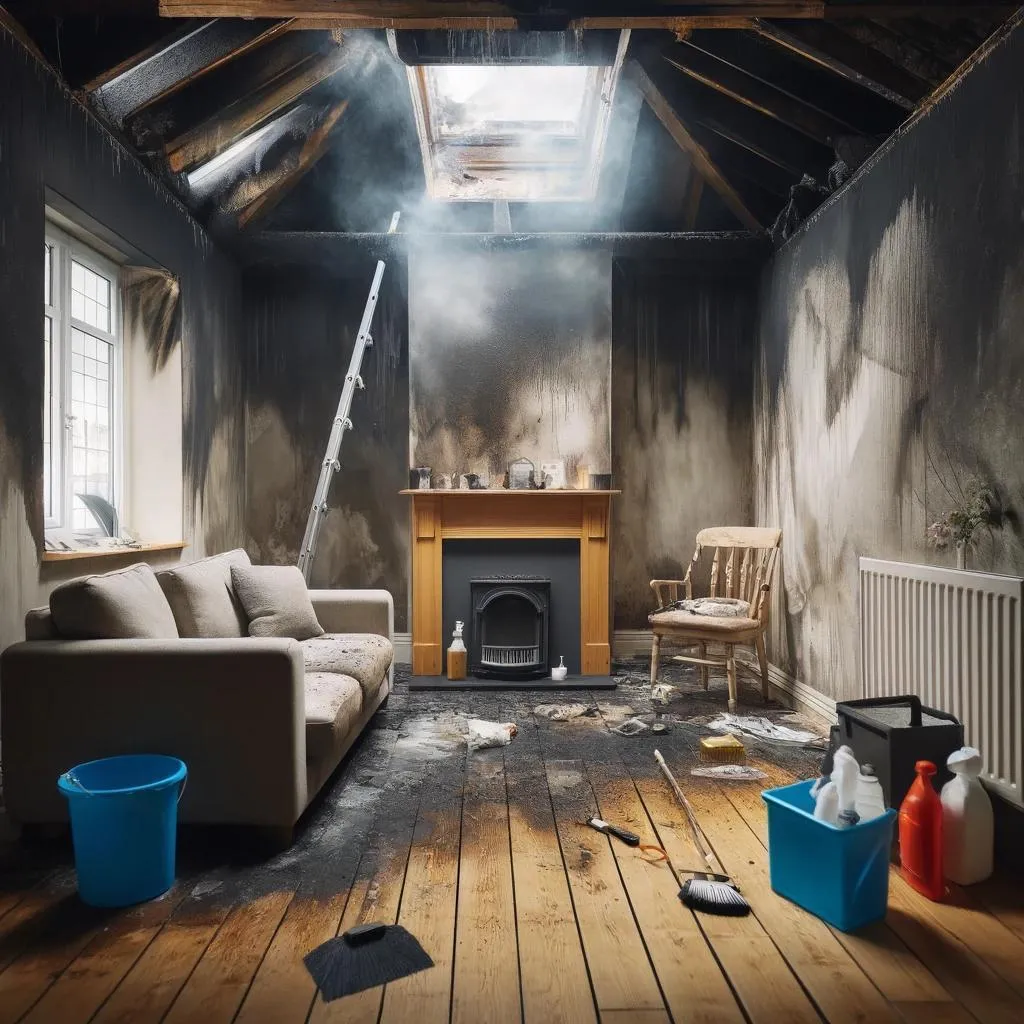 Smoke damage repair in Niland, California