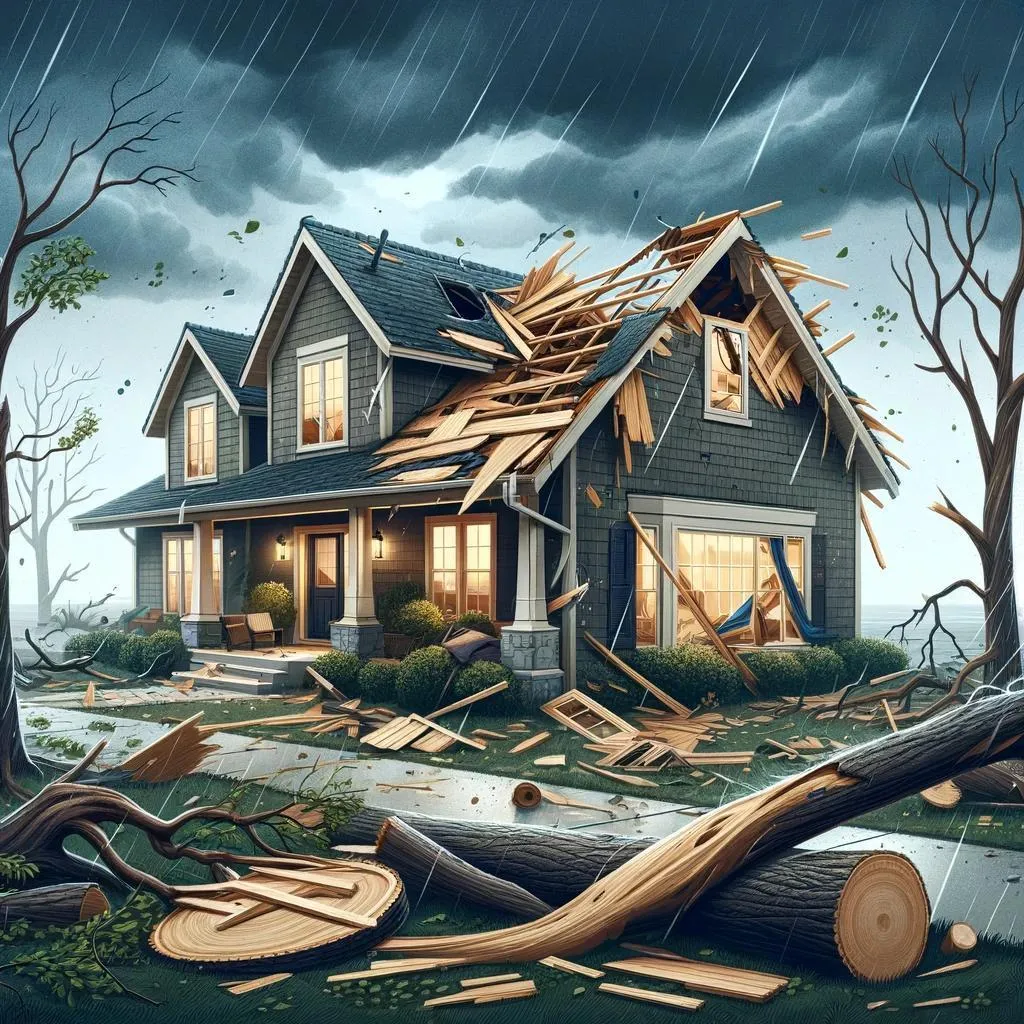 Wind damage restoration in West Blythe, California