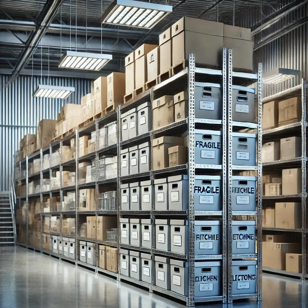Contents packout and storage in Quartzite, Arizona