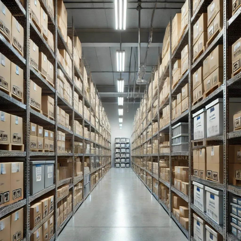 Contents packout and storage in Yuma Proving Ground, Arizona