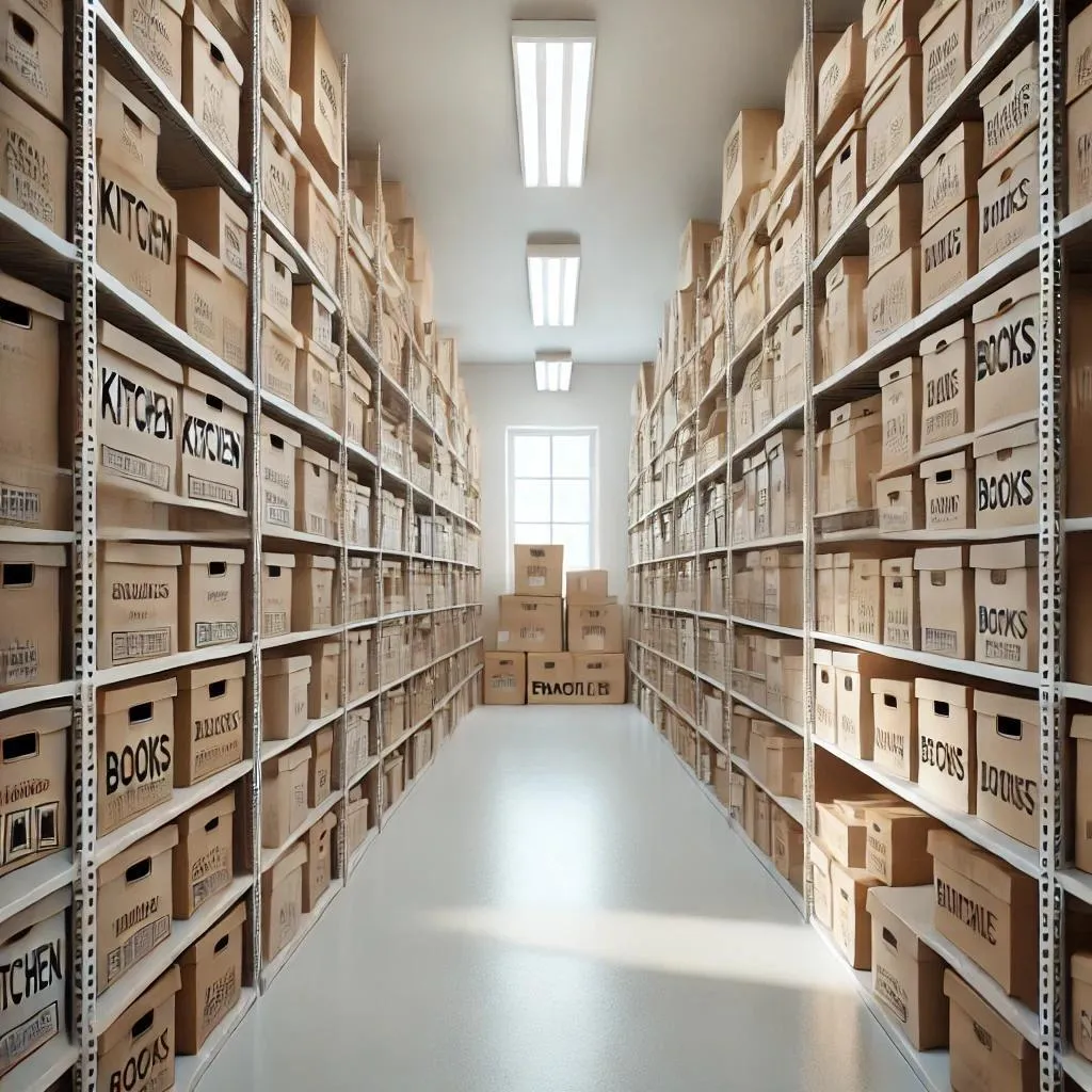 Contents packout and storage in Wenden, Arizona