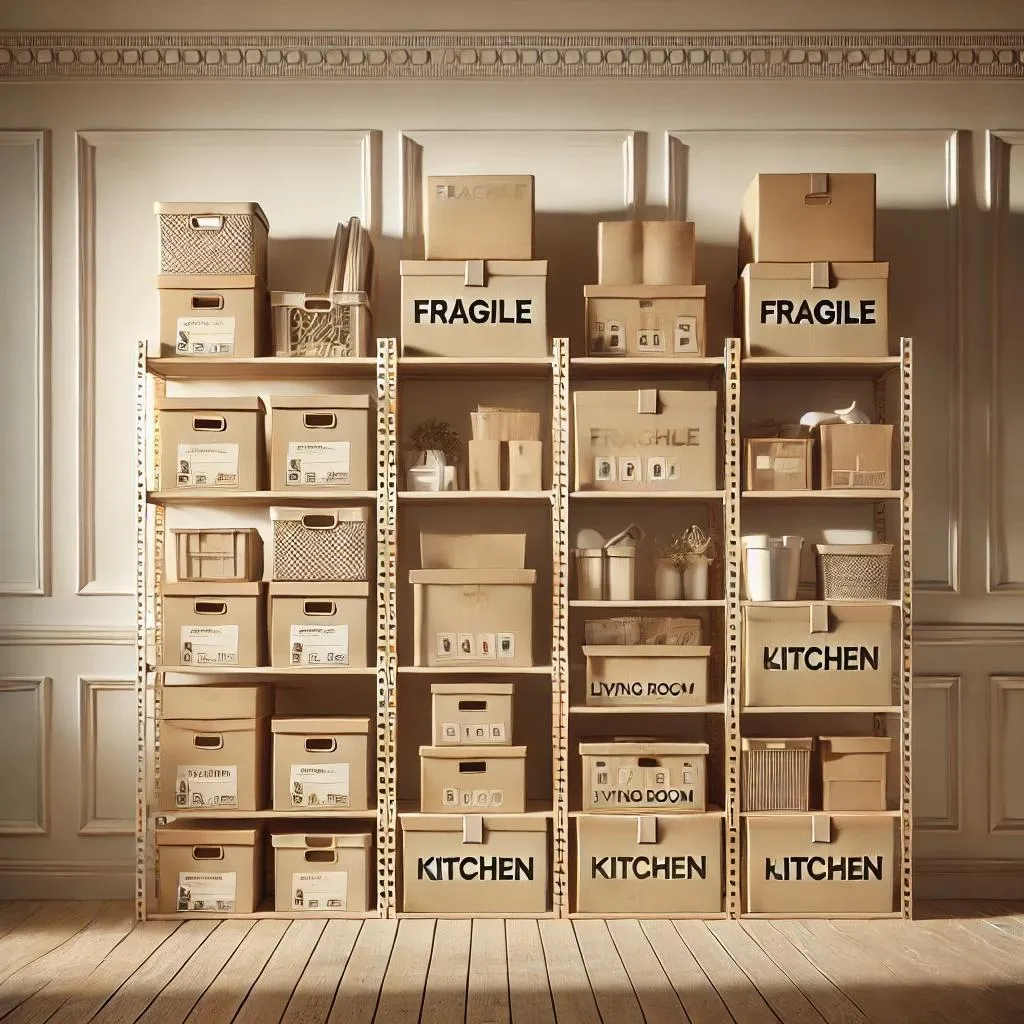 Contents packout and storage in Felicity, California