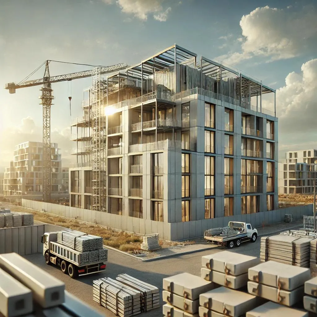 Whispers of Progress: Crafting Dreams in New Build Construction Symphony, Mayflower Village, California