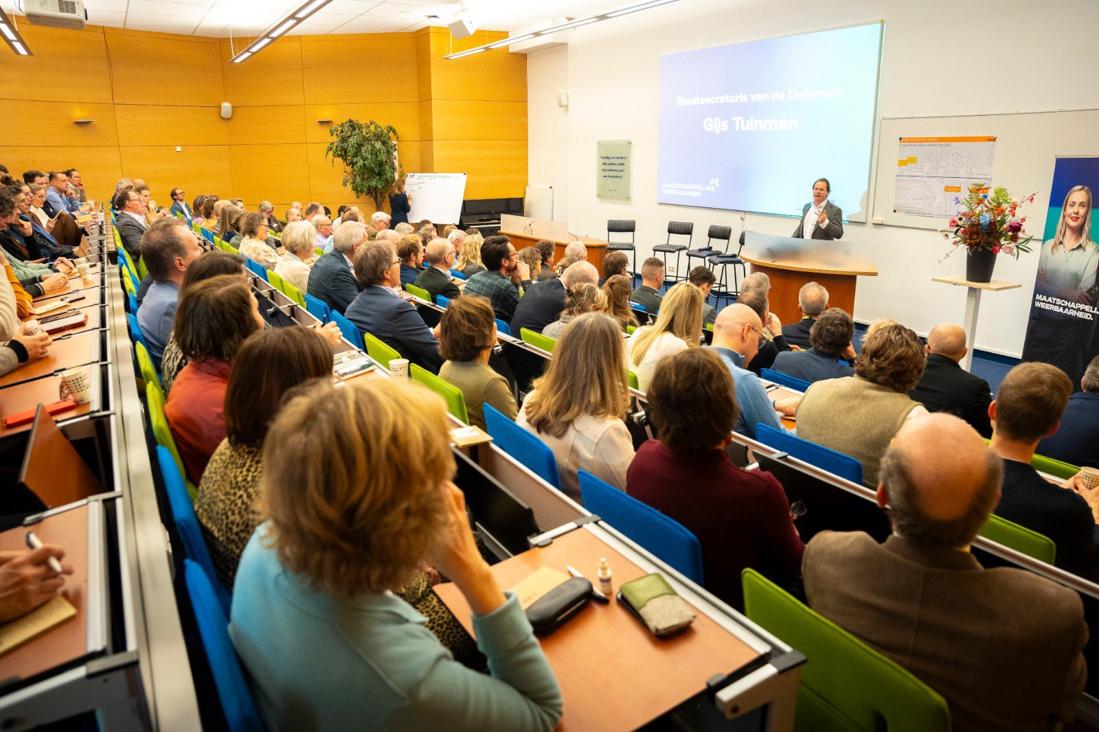 Visual recording bij het werkcongres Maatschappelijke Weerbaarheid – Christelijke Hogeschool Ede