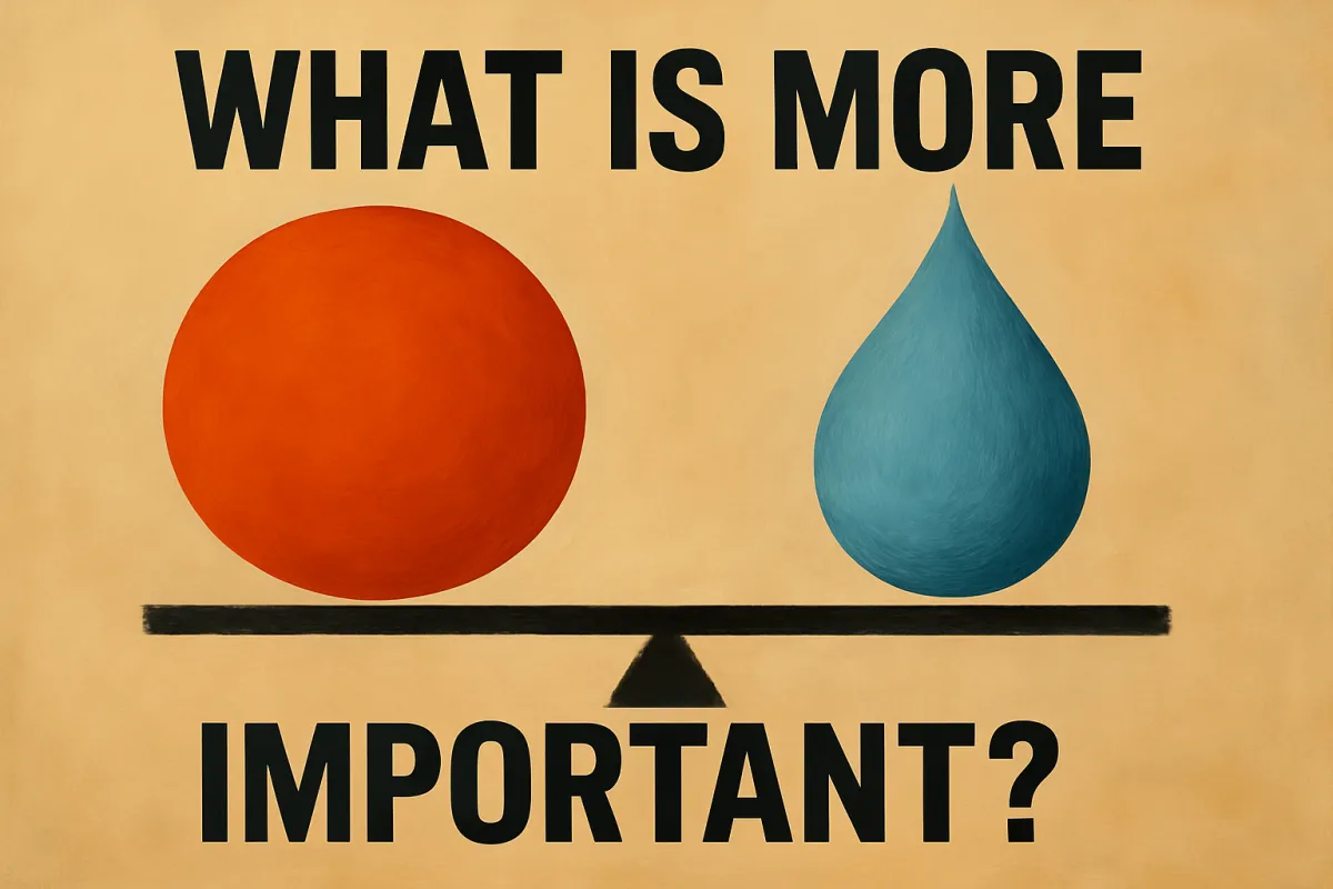 What is More Important Image