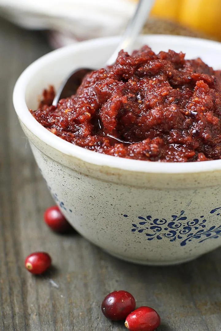 Fresh Cranberry Orange Relish