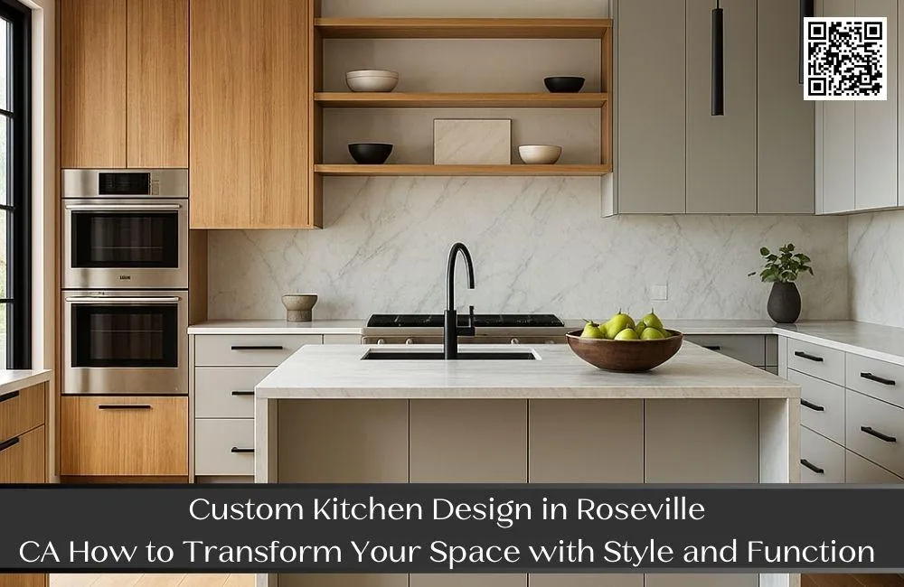 Custom Kitchen Design in Roseville CA How to Transform Your Space with Style and Function