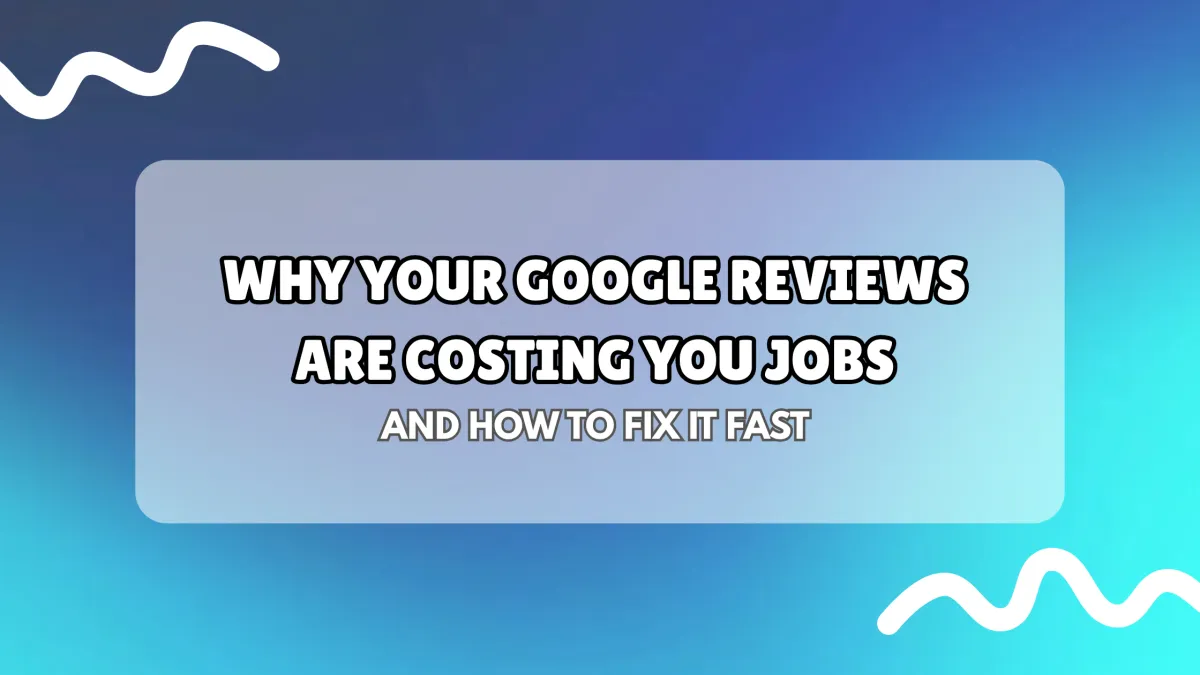 Dont let your bad reviews cost you