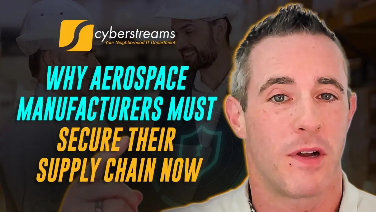 Why Aerospace Manufacturers Must Secure Their Supply Chain Now