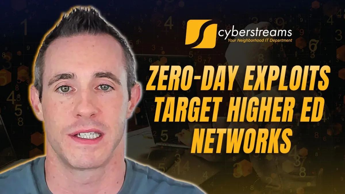 Zero-Day Exploits Target Higher Ed Networks