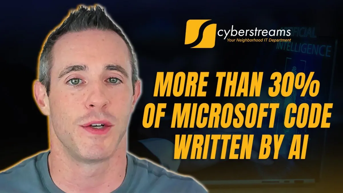 More Than 30% of Microsoft Code Written by AI
