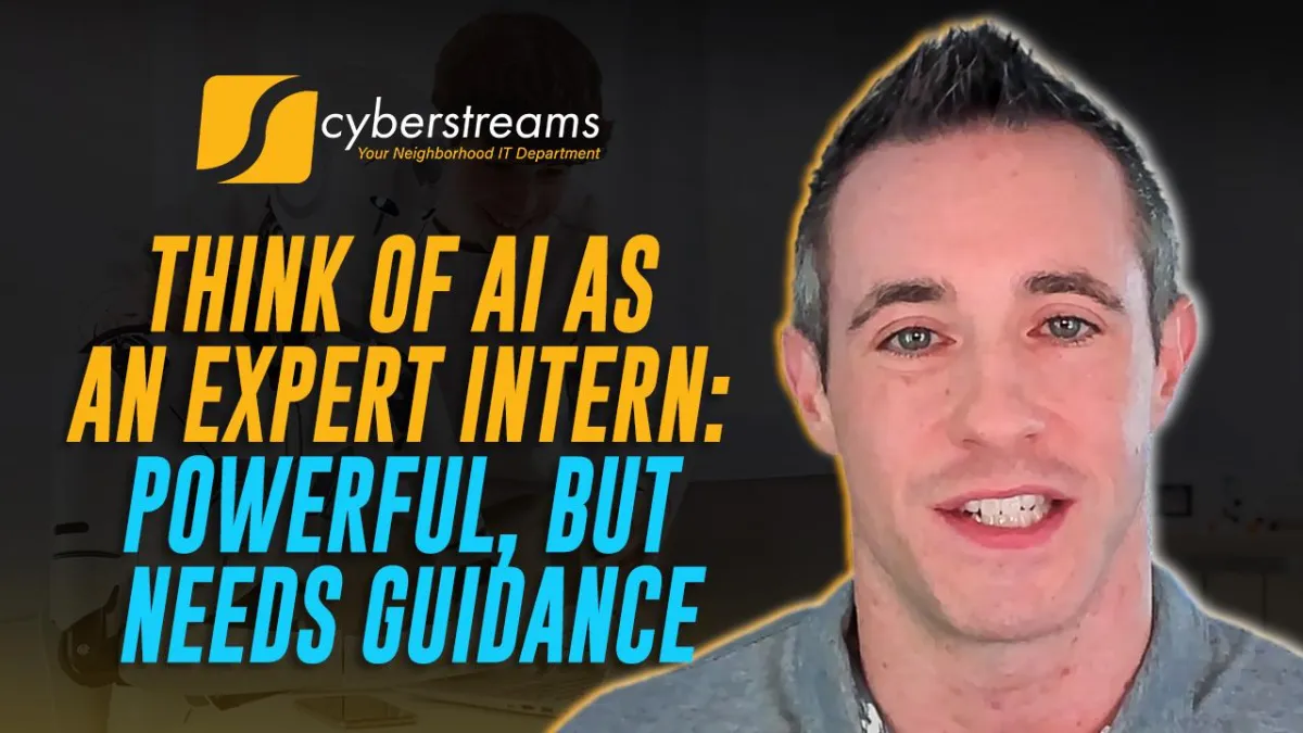 Think of AI as an Expert Intern: Powerful, but Needs Guidance