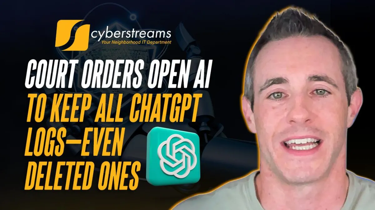 Court Orders OpenAI to Keep All ChatGPT Logs, Even Deleted Ones