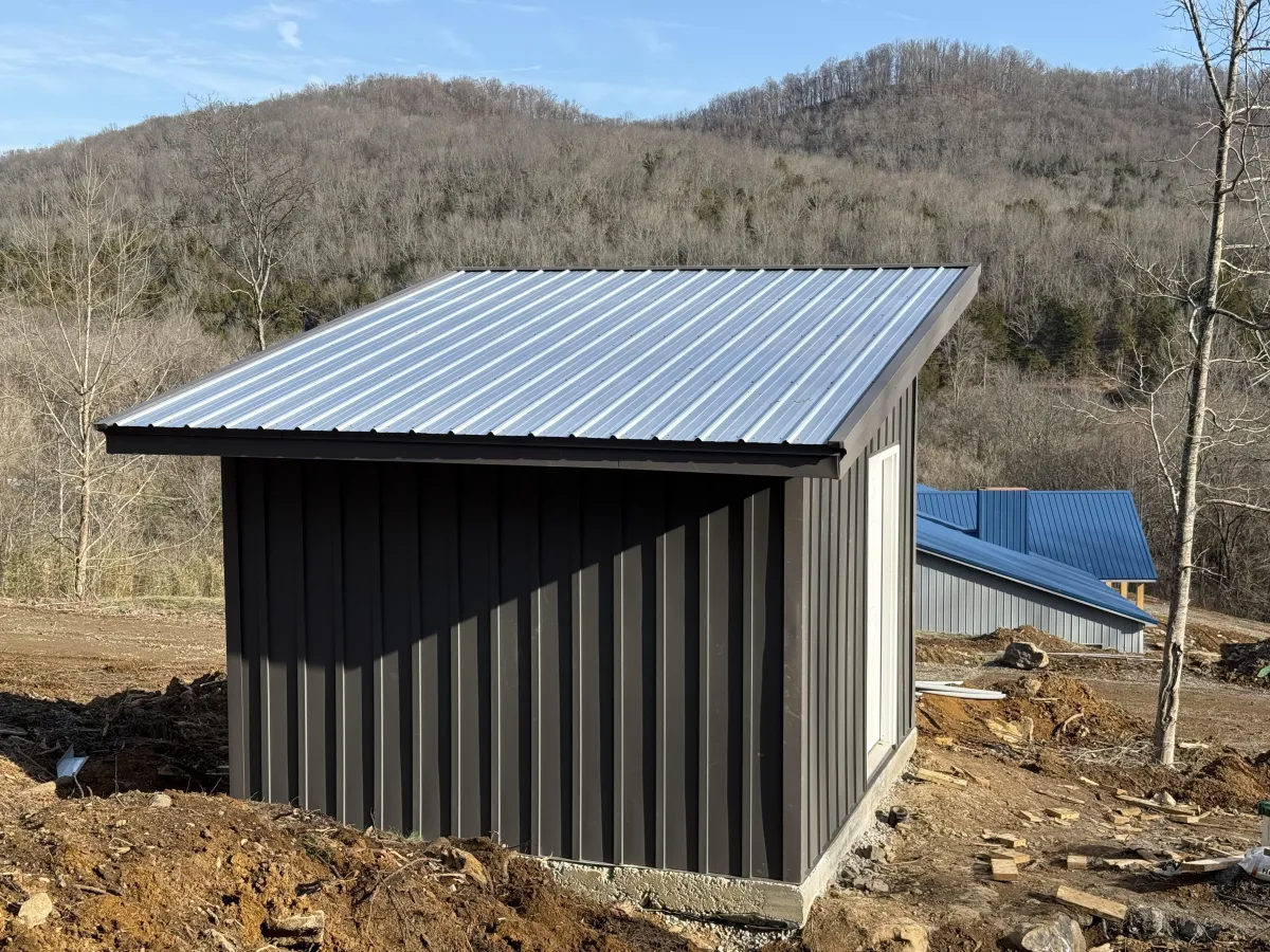 Tuff-Rib Metal Roofind and Siding Shed