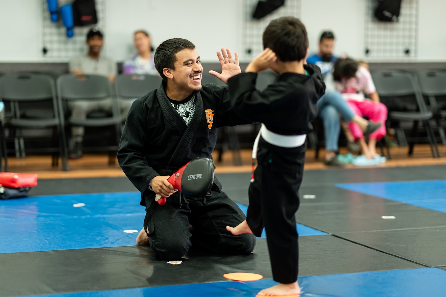 Fresno kids martial arts class with instructors at Ultimate Martial Arts