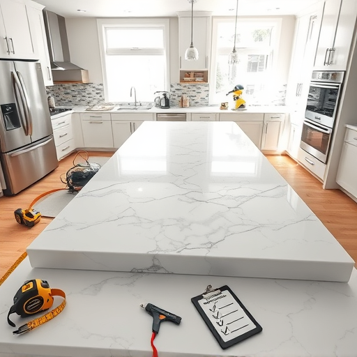 A vibrant abstract artwork illustrating the home remodeling market in a ColorFieldPainting style, featuring large overlapping color blocks in bright yellow, mint green, coral, and navy blue. The image includes stylized, geometric representations of house interiors and exteriors, such as a modern kitchen with minimalist cabinets, a cozy living room with playful furniture shapes, and a construction scaffold outline blending into the background. Whimsical paintbrush strokes transform into tools like hammers and paint rollers, adding a quirky touch. The background displays a sky-blue gradient with swirling abstract patterns and subtle blueprint lines symbolizing planning and potential. The overall composition conveys energy, creativity, and professionalism, capturing the dynamic and inspiring nature of the home remodeling industry without human figures.