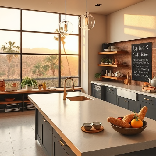 A vibrant Renaissance-inspired marketplace scene showcasing vintage kitchen appliances, including ornate copper pots, detailed mixers, and handcrafted utensils, arranged in a lavish setting with sweeping arches, marble columns, and rich drapery. The scene features warm golds, deep reds, and earthy browns, with soft diffused lighting highlighting polished surfaces and intricate engravings. Quirky details include a brass mechanical bird atop a coffee grinder and a smiling ceramic cat beside a copper kettle. The background depicts a lively market square with classical facades and bustling vendors, blending historical elegance with whimsical charm. Perfect for a blog cover about nearby kitchen appliance stores, rendered in a high Renaissance artistic style.