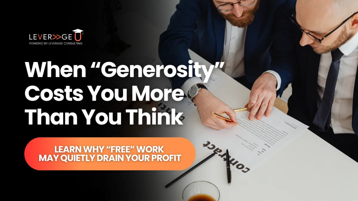 When “Generosity” Costs You More Than You Think