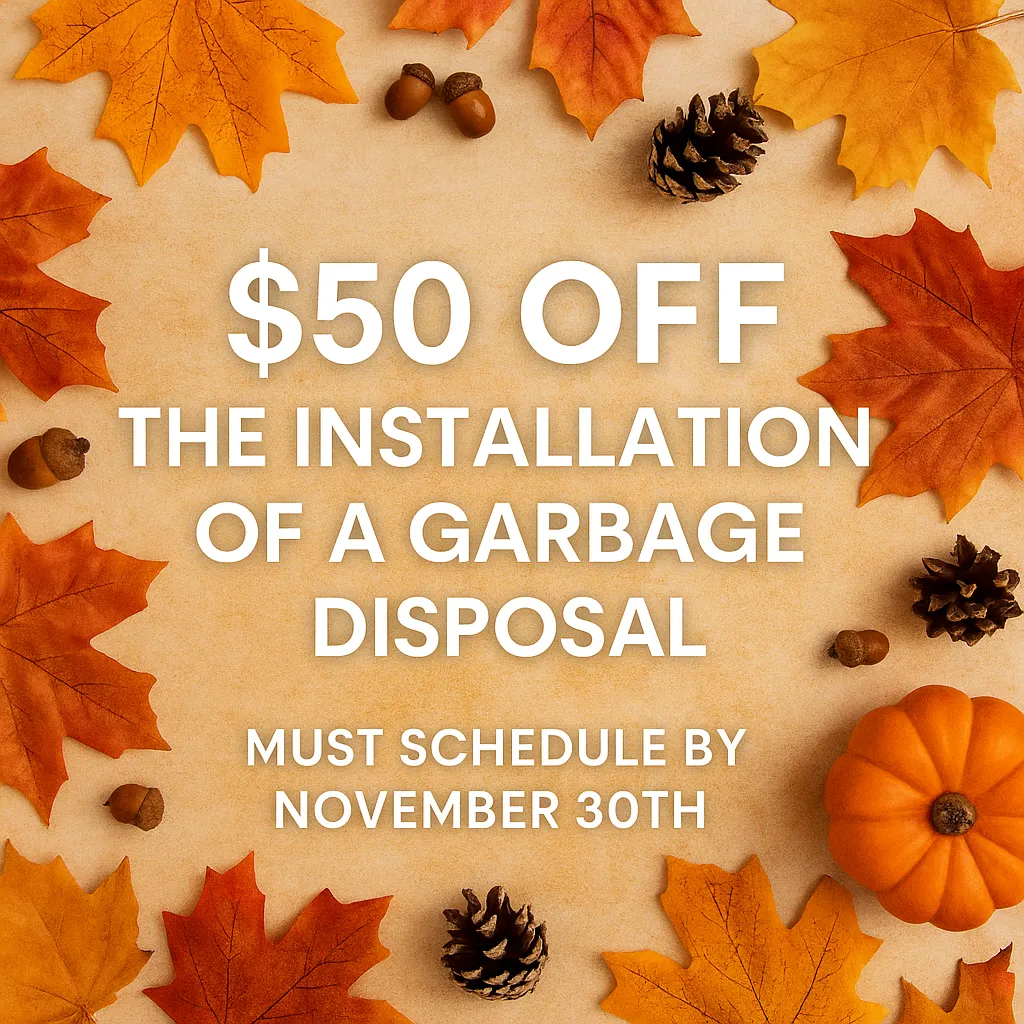 $50 Off Garbage Disposal Installation in Salem — Just in Time for the Holidays!