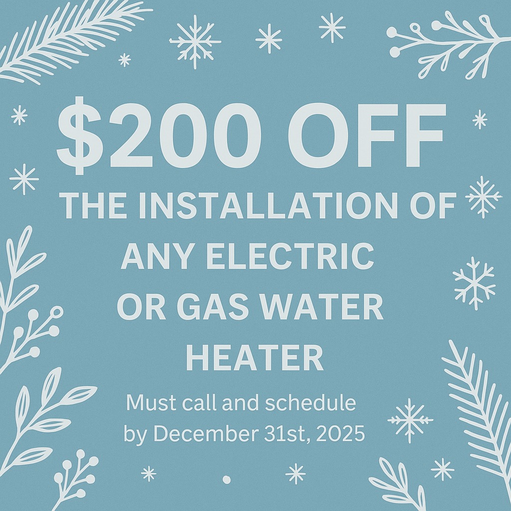 Save $200 on Water Heater Installation This December in the Willamette Valley