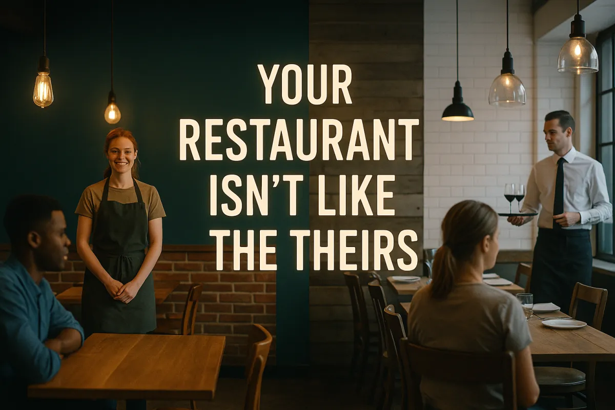 Your Restaurant Isn't Like Theirs (And That's the Point)