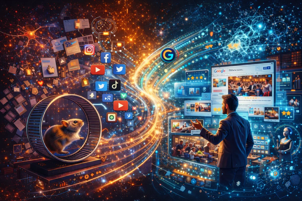 If Your Restaurant's Online Presence Does Not Look Like This, You Are Stuck on a Hamster Wheel