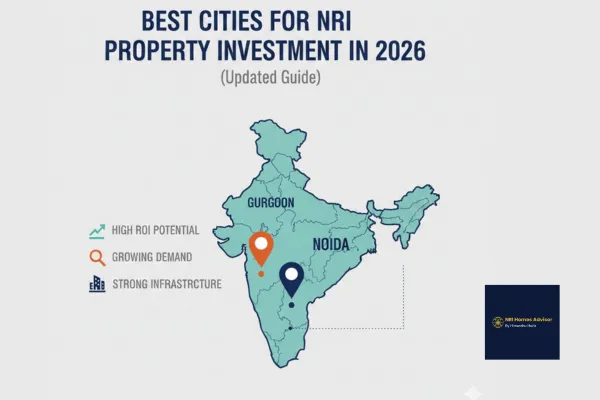 🏙️ Best Cities for NRI Property Investment in 2026  (Why Gurgaon & Noida Lead the Market — With Data & References)