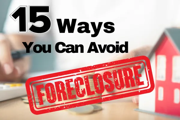 Homeowner signing documents with their lender to avoid foreclosure