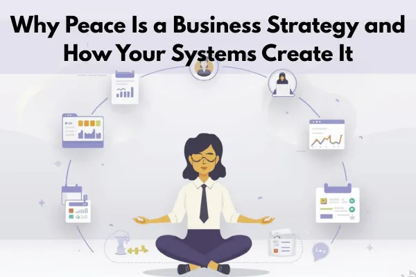 Why Peace Is a Business Strategy and How Your Systems