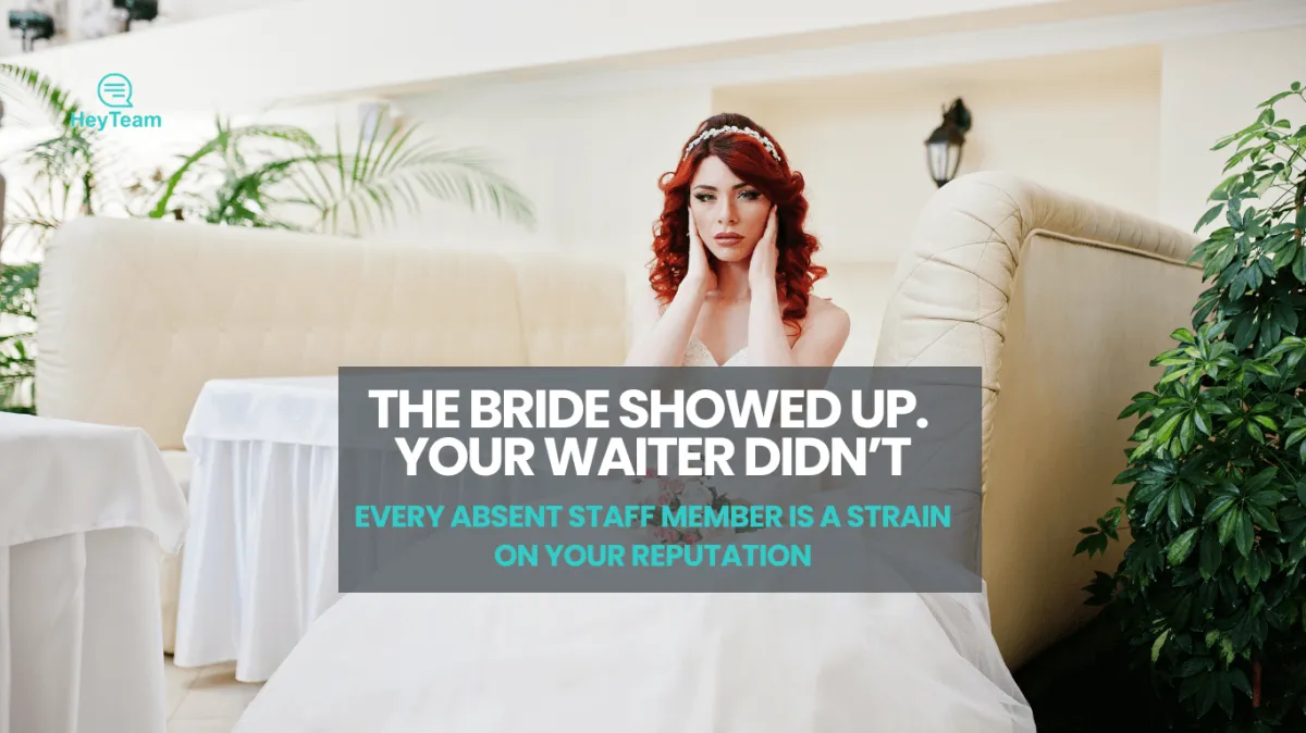 The Bride Showed Up. Your Waiter Didn’t