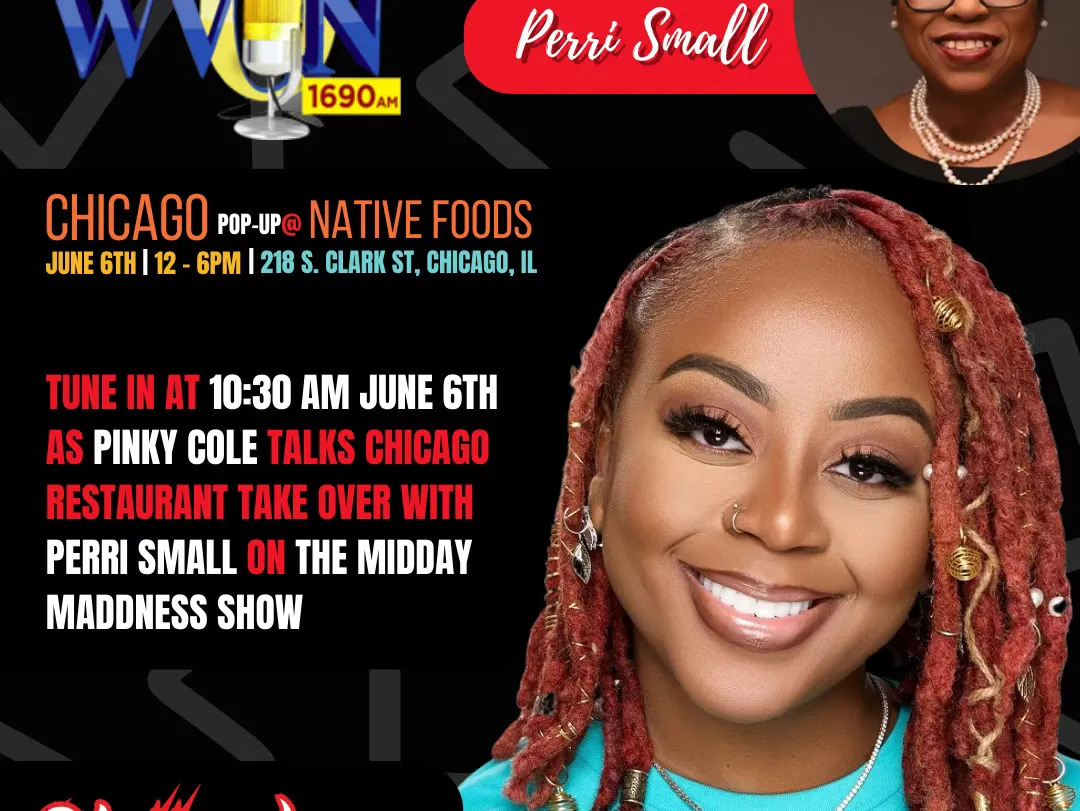 MIDDAY MADDNESS SHOW: Pinky Cole & Dame Dia Talk Chicago Restaurant Pop-up with Perri Small