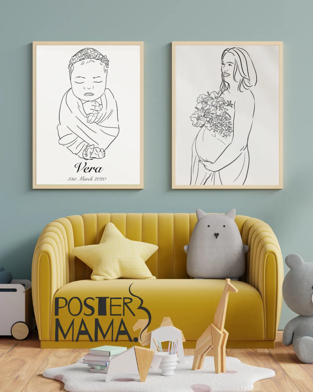 Så väljer du den perfekta personliga postern till barnrummet 